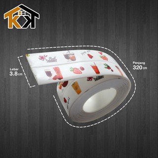 (KK) PROMO .SEAL TAPE PROTECTION PENUTUP CELAH SIKU 320CM X 3,8CM ADA