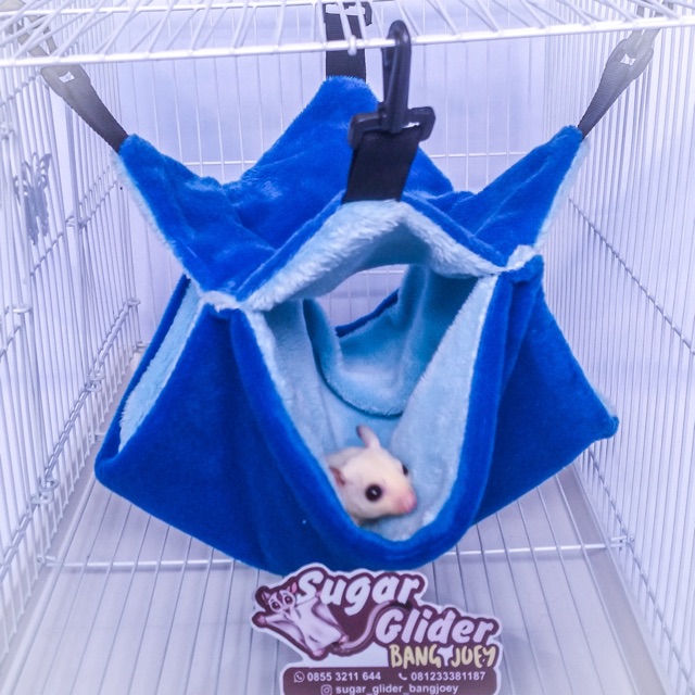 Pouch Hammock Tempat tidur sugar glider , landak mini hamster