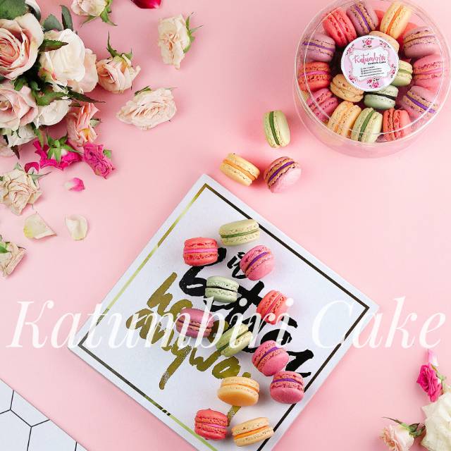 

Baby Macaroon (macaron) kue kering cemilan snack enak murah