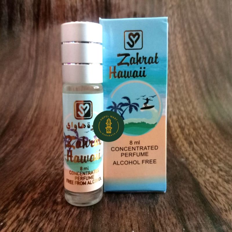 Parfum Zahrat Hawaii 8 ml - Non Alkohol - Supermade