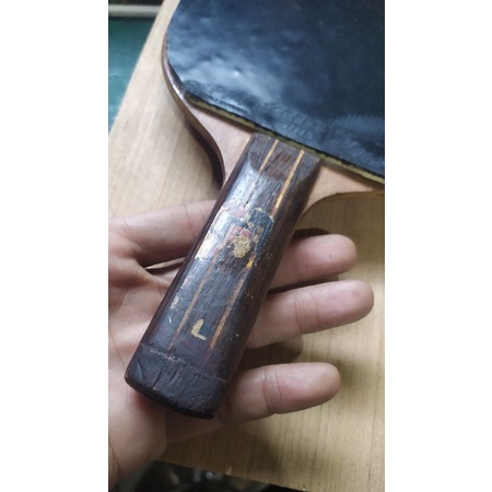 bet pingpong kayu lion jadul karet bintik serang