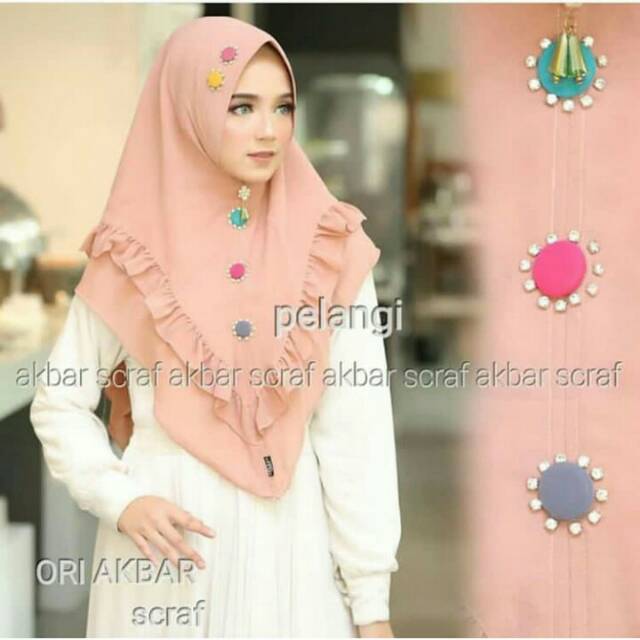 KHIMAR PELANGI / HIJAB TERBARU / HIJAB TERLARIS / HIJAB GROSIR MURAH / HIJAB / JILBAB / KERUDUNG