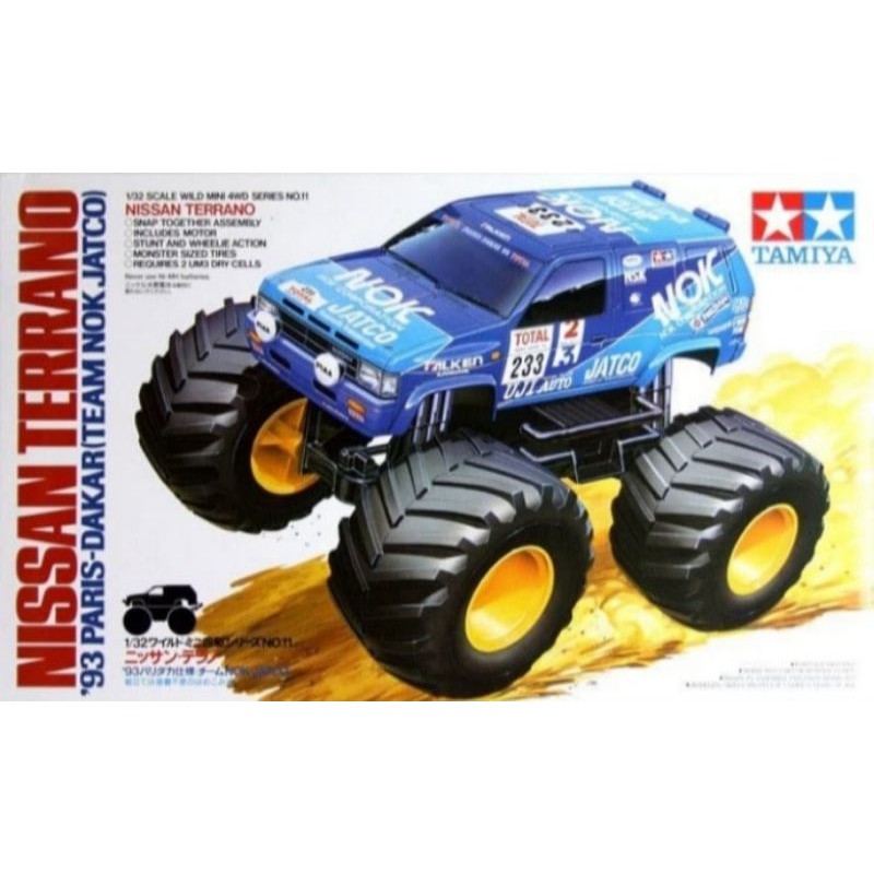 TAMIYA 17011 BIGFOOT NISSAN TERANO 93 PARIS DAKAR