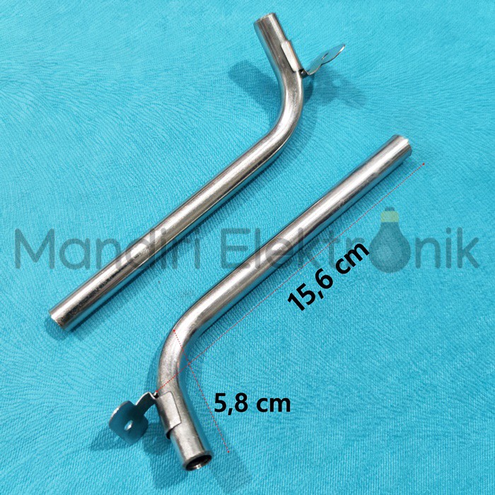 Pipa L Cerobong Api Lilin Model Rinnai - Tungku Dudukan Burner