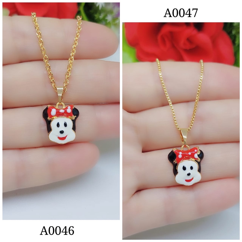 Kalung anak lapis emas perhiasan imitasi Xuping Jewelry A046-049