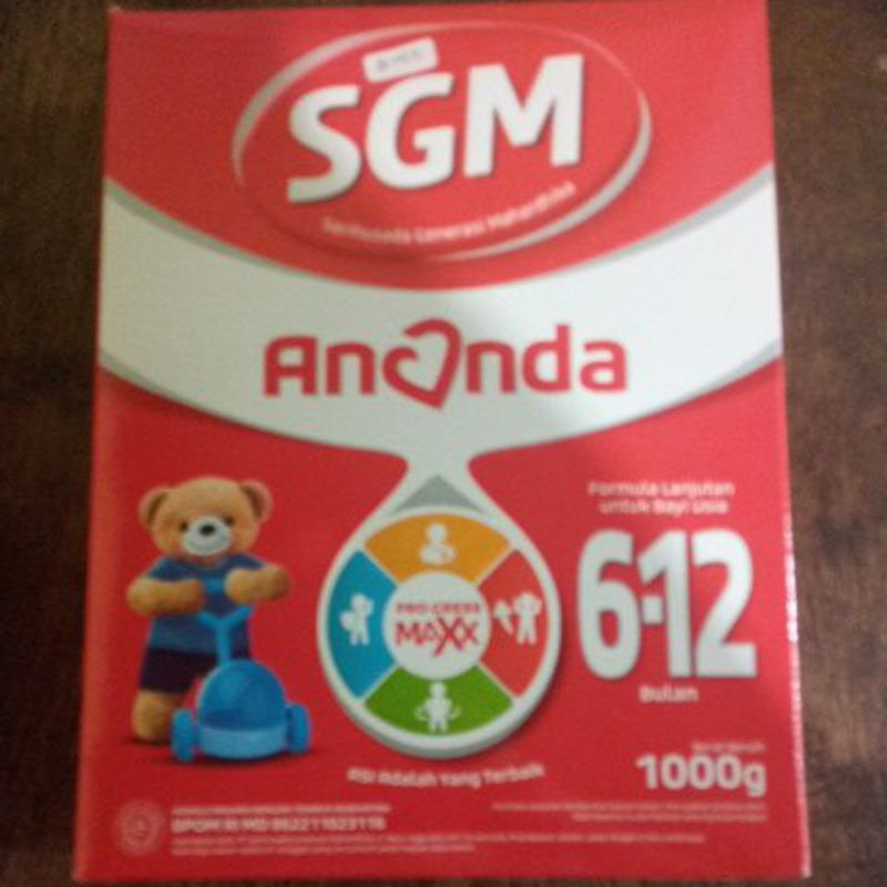 

Susu SGM ANANDA 6-12bln/ Susu Bayi/ Susu Formula/ Susu Bubuk