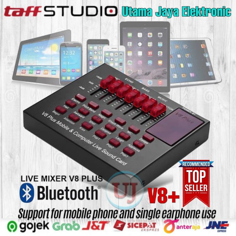 PAKET Hemat Mic BM800 Soundcard V8 plus Stand Meja Home Recording Terbaik