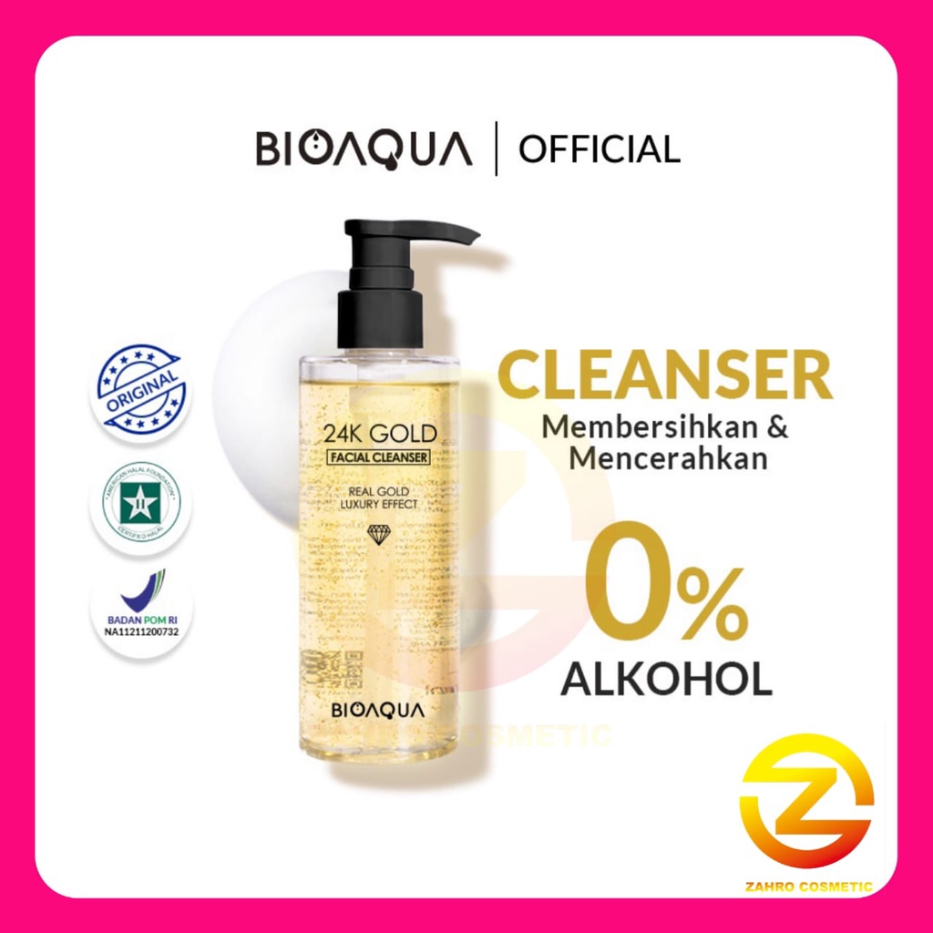 Jual BIOAQUA 24K GOLD SABUN CUCI MUKA GENTLE CLEANSER FACIAL WASH ...