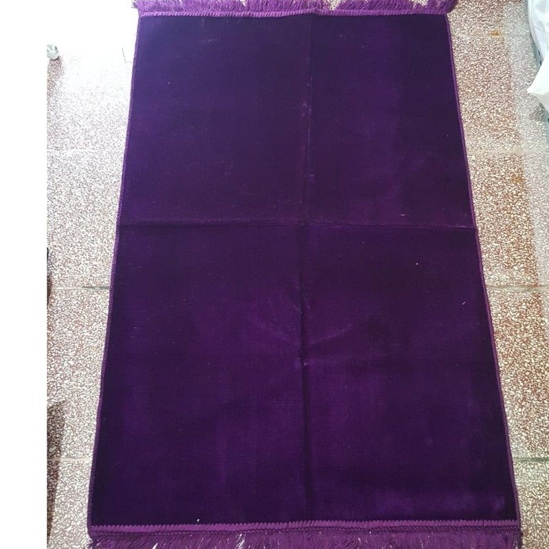 sajadah turki polos ungu