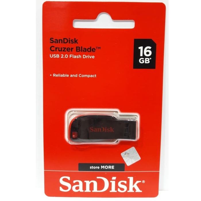 Flashdisk Sandisk CZ50 Blade 8GB / 16GB / 32GB / 64GB