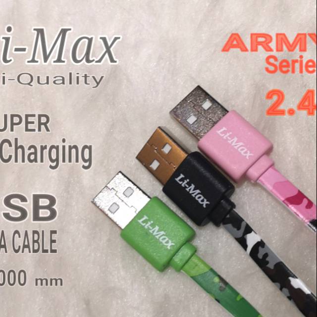 USB cable army Micro+Pack