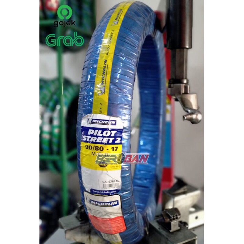 BAN MICHELIN PILOT STREET 2 90/80-17 BAN MOTOR BEBEK/SPORT TUBELES