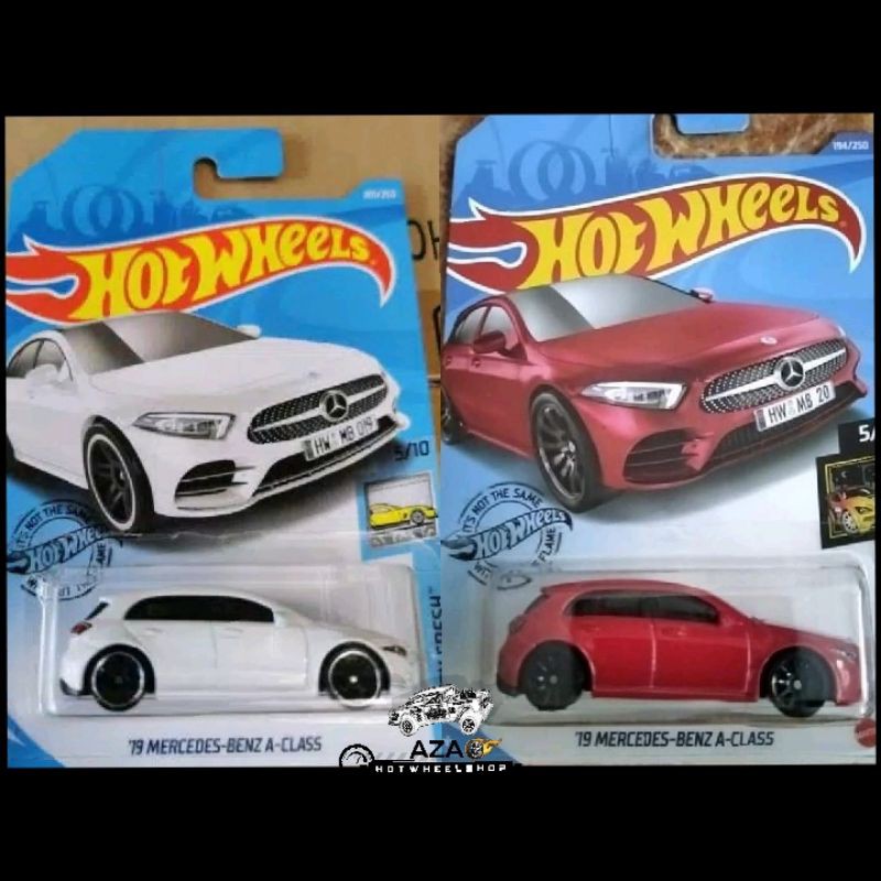 Hot Wheels 19 Mercedes Benz Mercy A Class SUV Merah Putih Biru kuning abu RED WHITE BLUE YELLOW GREY hotwheels