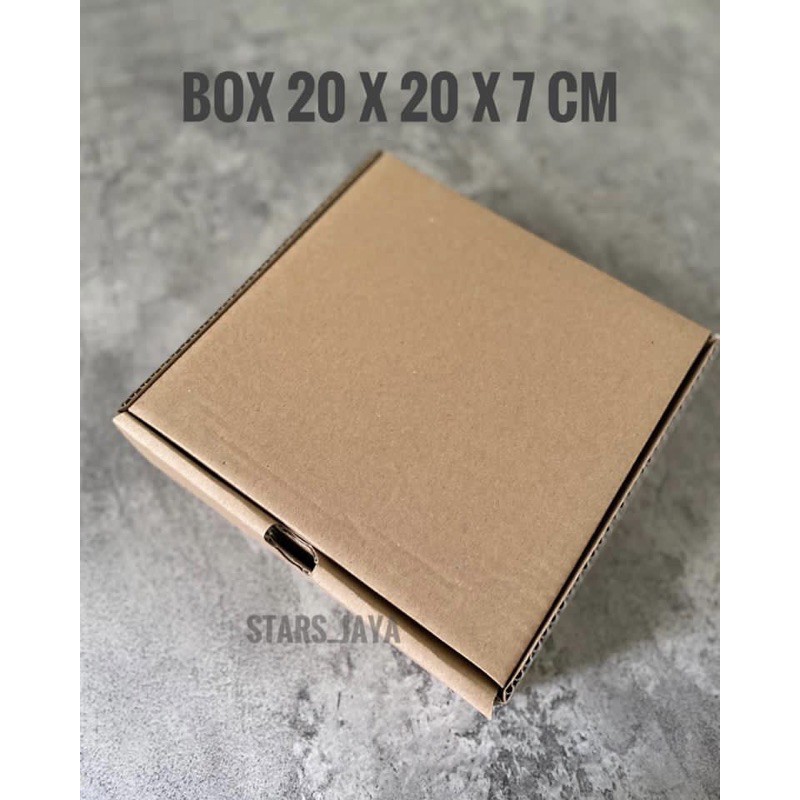 

Dus Die Cut / Kardus / Corrugated Box 20x20x7cm