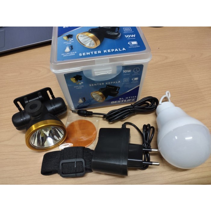 LAMPU SENTER KEPALA/SENTER HIKING CAMPING HEADLAMP CHARGER SET LENGLKAP/LAMPU SENTER DIVING RENANG GUNUNG MULTIFUNGSI BERKUALITAS