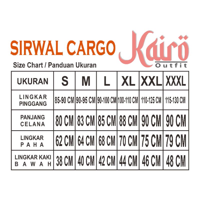 Celana sirwal cargo outdoor by kairo outfit