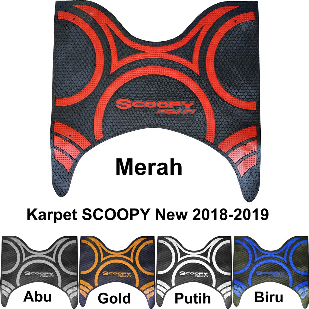 Karpet Motor Honda Scoopy Monster -karpet scoopy new pgm fi 2018 n 2019
