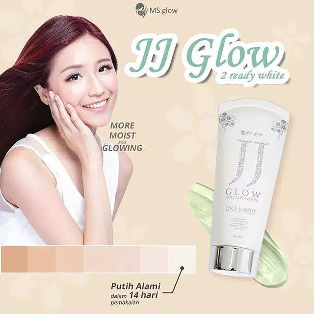 Jj glow asli dan palsu