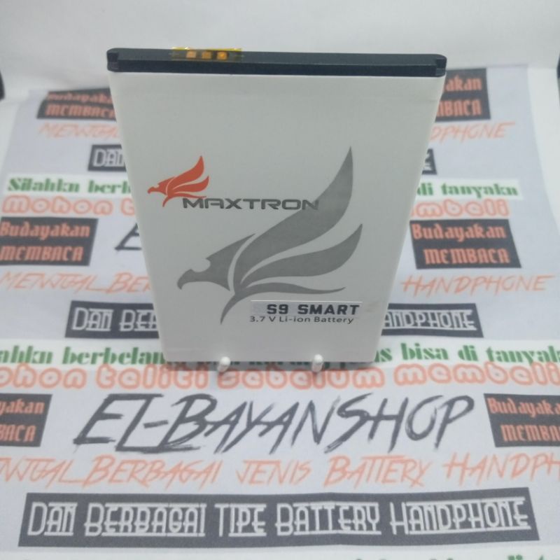 Batrai Maxtron S9 Smart 4G Batre mAx tron RAM 3GB/16GB Baterai P 8,8 L 6