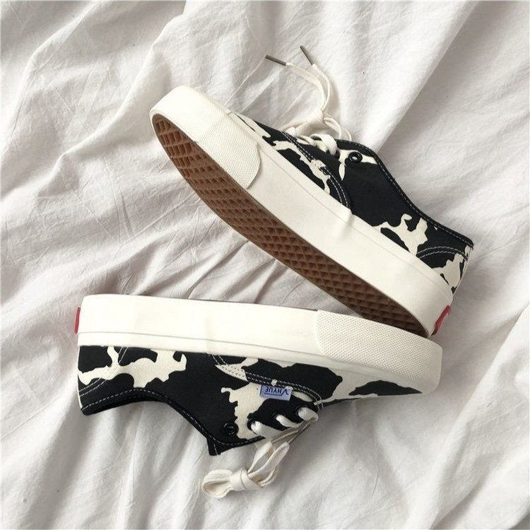 Kano style Sepatu Wanita Kanvas Motif Casual Sneakers Shoes Premium High Quality Impor Terbaru