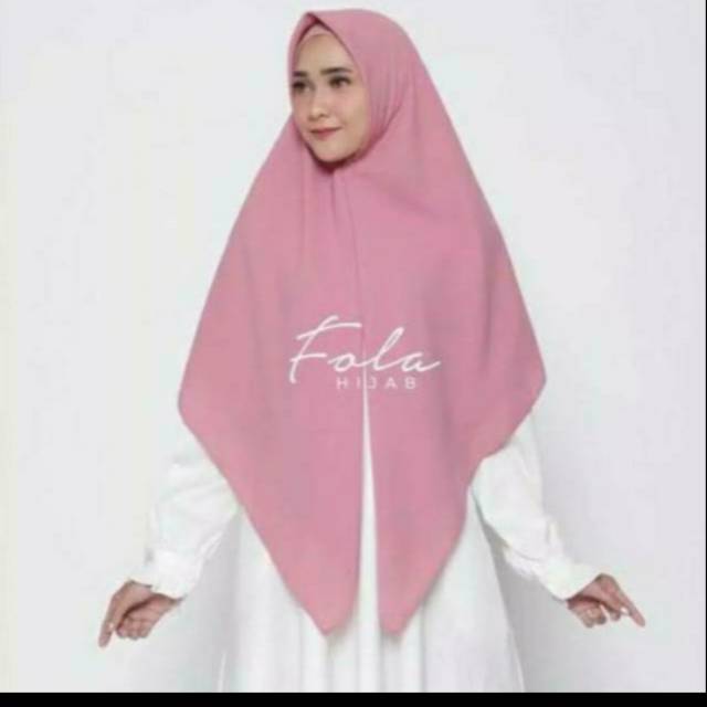 Jilbab segitiga segiempat instan diamond jumbo