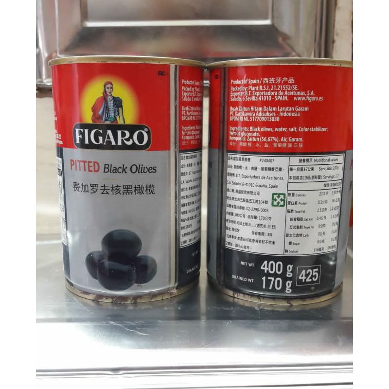 

Figaro (Buah zaitun hitam dalam larut garam )