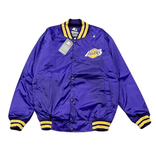 Jaket Varsity LAKERS SMALL LOGO / Jaket Varsity Pria / Jaket Varsity Wanita Available M L XL Casual Good Brand Quality (Fulltag) Realpict