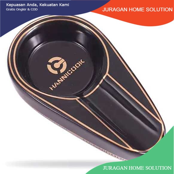 PROMO HANNICOOK Asbak Rokok Cerutu Keramik Cigarette Ashtray - P100-H MURAH