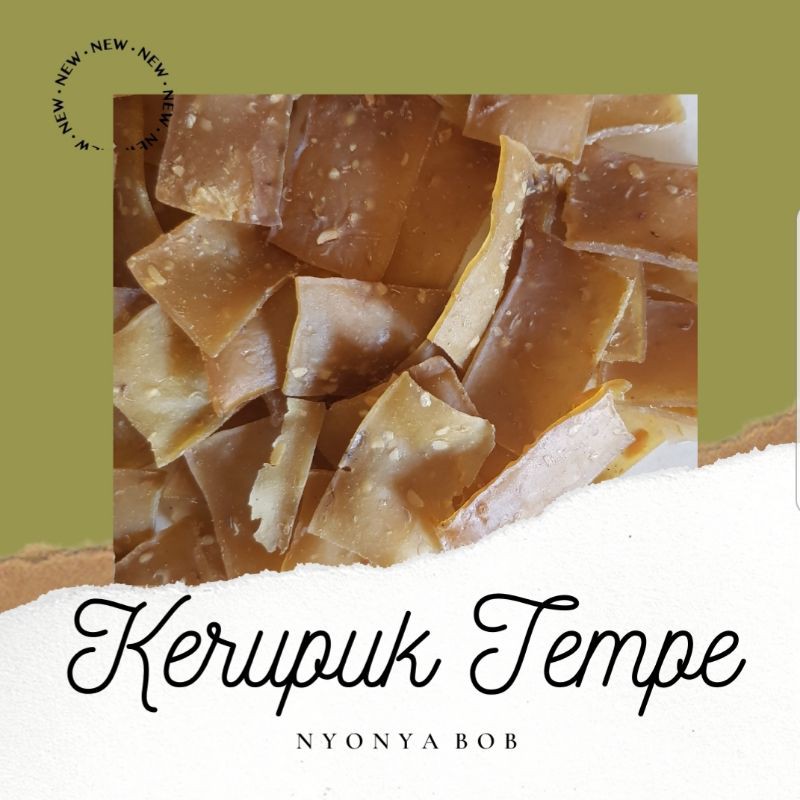 

KRUPUK TEMPE MENTAH NYONYA BOB / KERUPUK TEMPE / KEDELAI