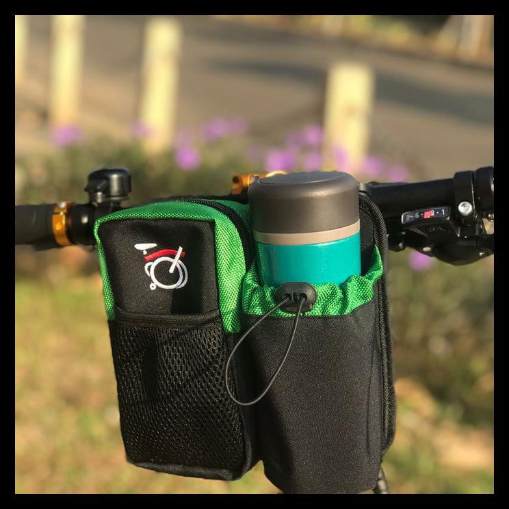 TERMURAH Tas Sepeda / tas sepeda stang / tas sepeda lipat - Silver