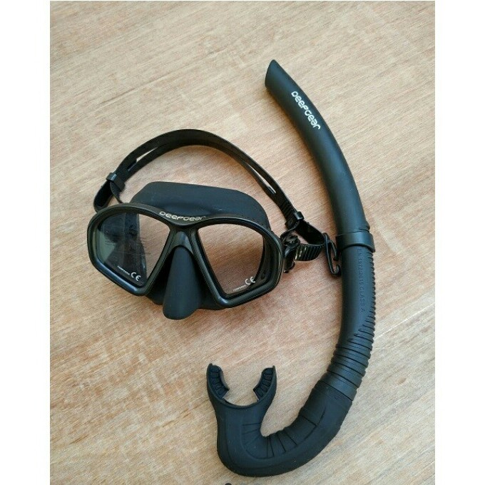 Deepgear Kacamata Selam Free Diving Low Volume Masker Freedive snorkeling
