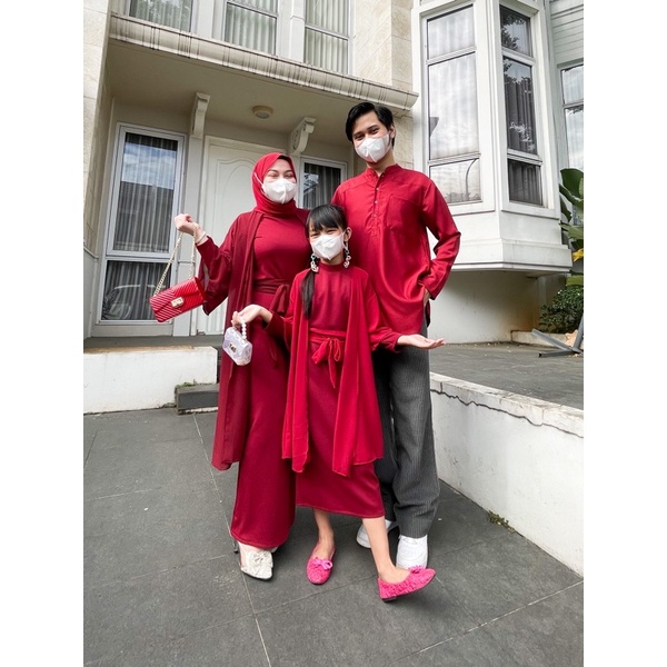 Vanesha Margaretta - 626 Couple Set Wanita Pria Anak / baju pesta / set lebaran