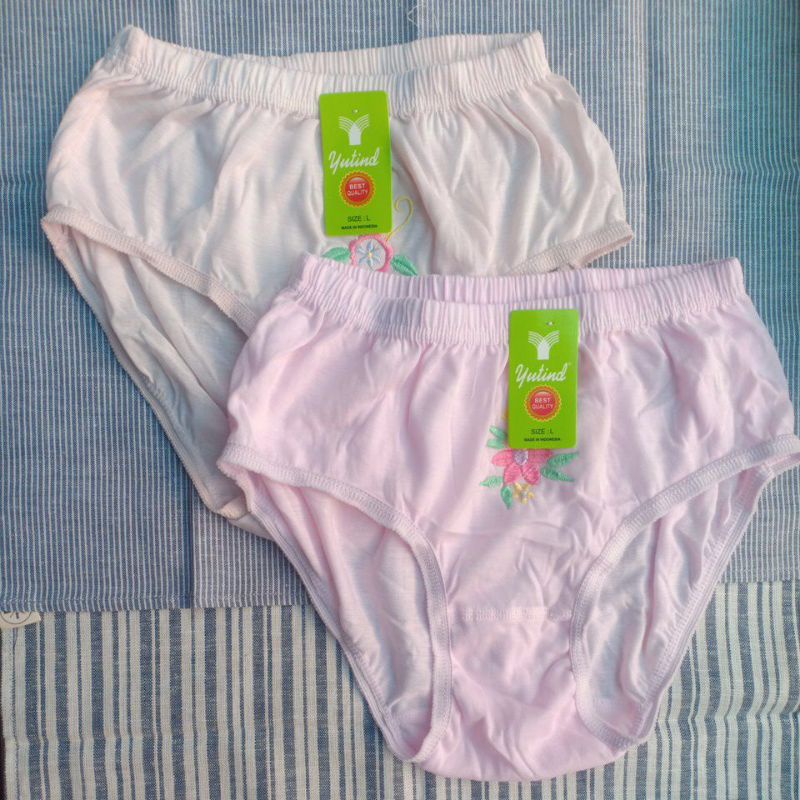 CD Wanita Yutind Bordir Motif Bunga