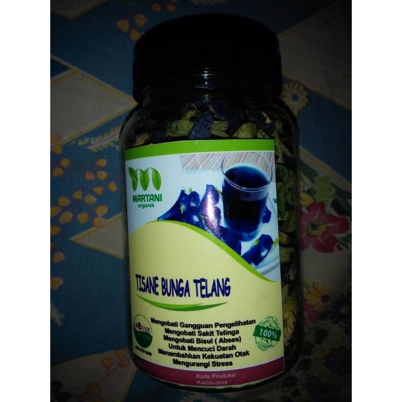 

MARTANI Bunga Telang Kering Butterfly Pie Pigeon Wings Blue Pie Vine grosir