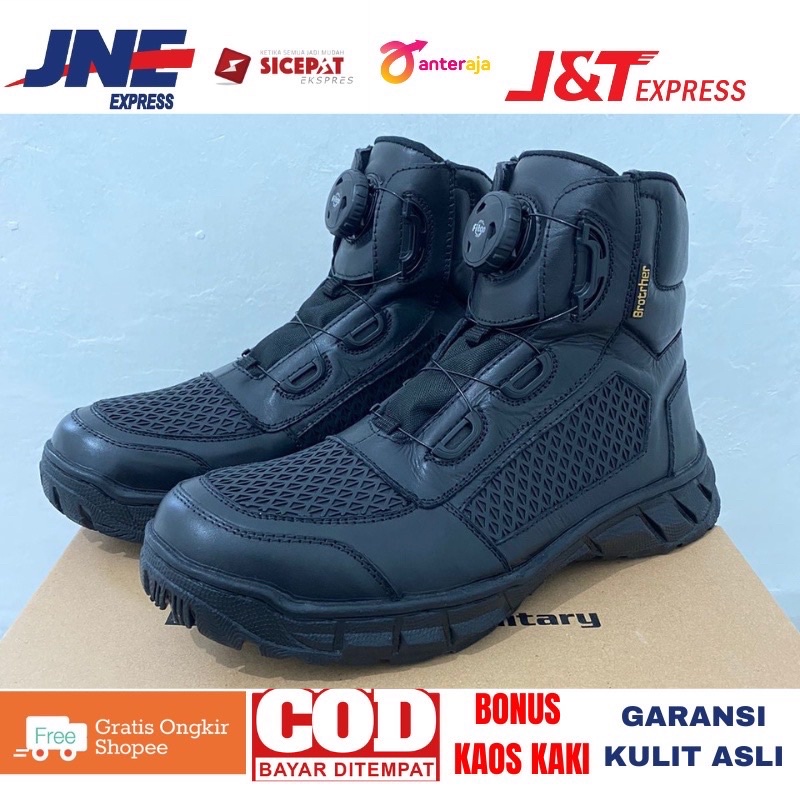 ⭐️⭐️⭐️⭐️⭐️SEPATU PDL PENDEK TALI PUTAR FITGO TAWON MERK BROTRHER KULIT SAPI ASLI