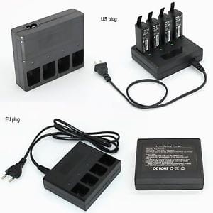 CHARGING HUB FOR OSMO - 4 IN 1 CHARGER FOR BATTERY DJI OSMO