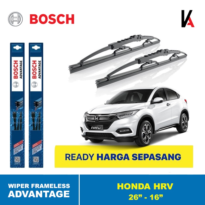 WIPER BLADE MOBIL HONDA HRV BOSCH ADVANTAGE 26&quot; - 16&quot;