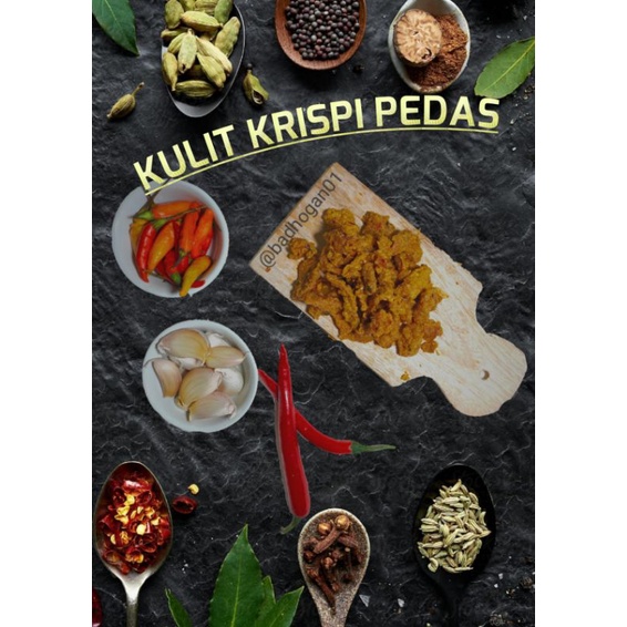 

kulit crispy daun jeruk pedas
