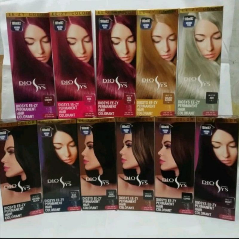 DIOSYS Hair Color / Semir Rambut Diosys / Pewarna Rambut Dyosis 100mlno