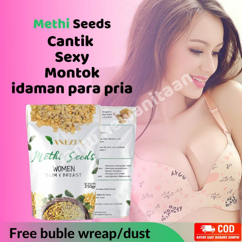 Methi seeds Pembesar Payudara Jamu pengencang Payudara Alami