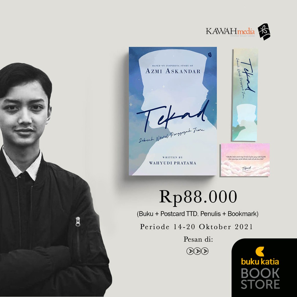 Novel Tekad : Sebuah Novel Penggugah Jiwa + TTD - Azmi Askandar