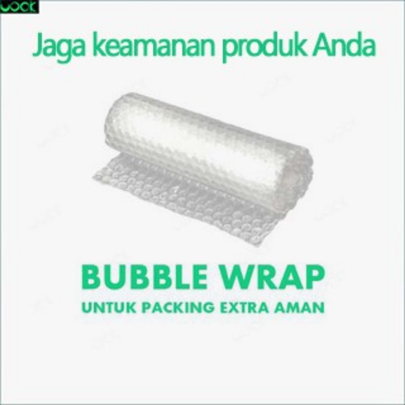 

Bubble Wrap pelindung agar tidak rusak