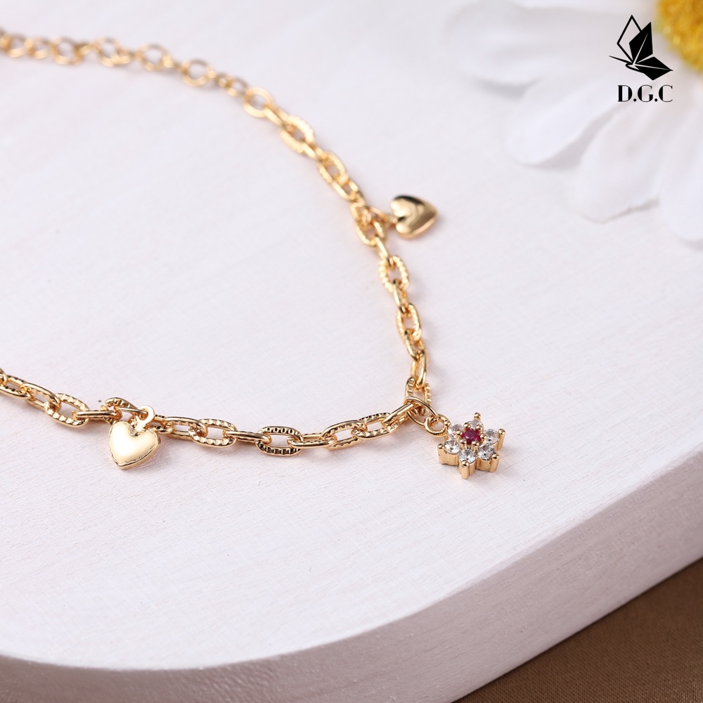 ♥️✅COD✨Gelang Titanium Wanita Rose Gold Aksesoris Fashion Cewek Gelang Serut Murah D216