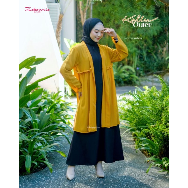 ATASAN OUTER KALLU  || ORIGINAL ZABANNIA || READY STOK