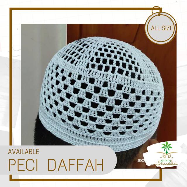 Peci daffah original Arab Saudi