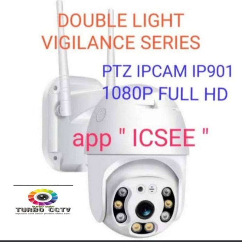 IP CAM CAMERA CCTV OUTDOOR WIRELESS WIFI 1080P HD PTZ SPEED DOME MURAH