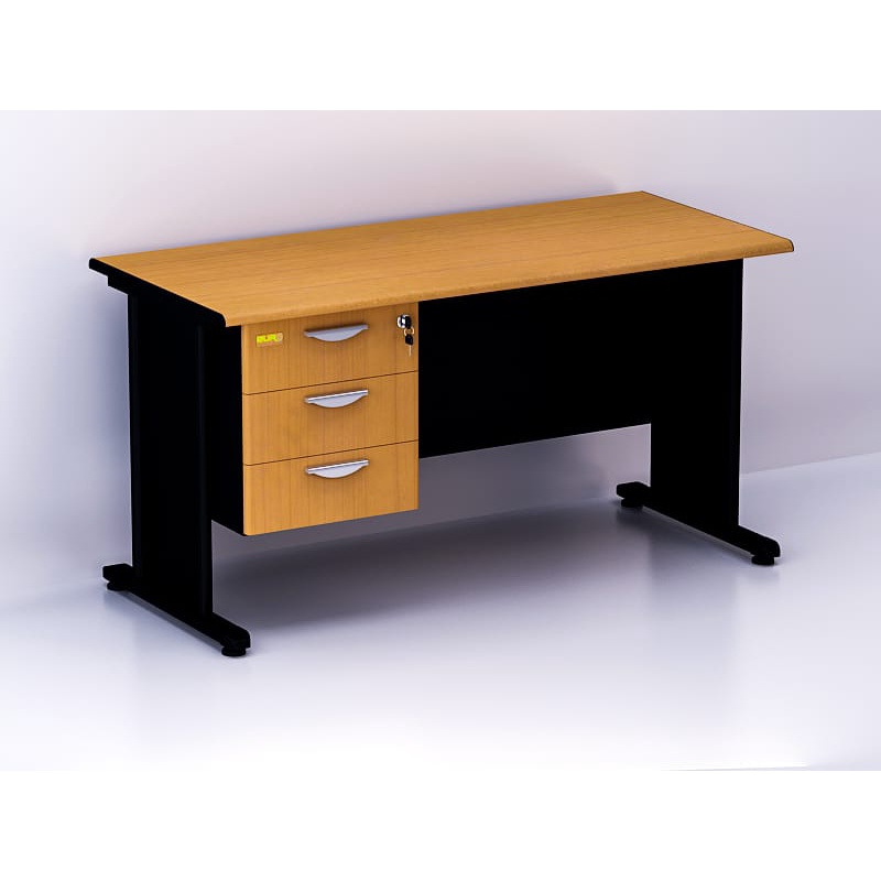 meja kerja kantor 1 Biro Meja kaki besi