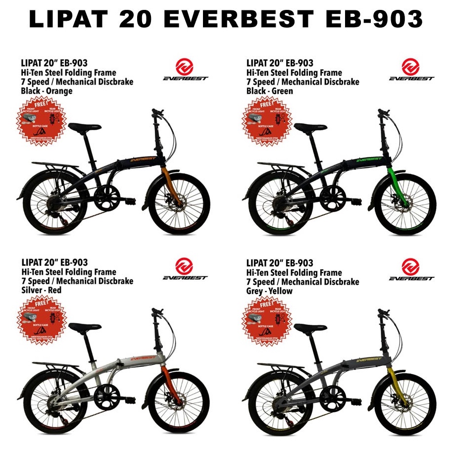 Sepeda Lipat 20 Inch Everbest EB-903