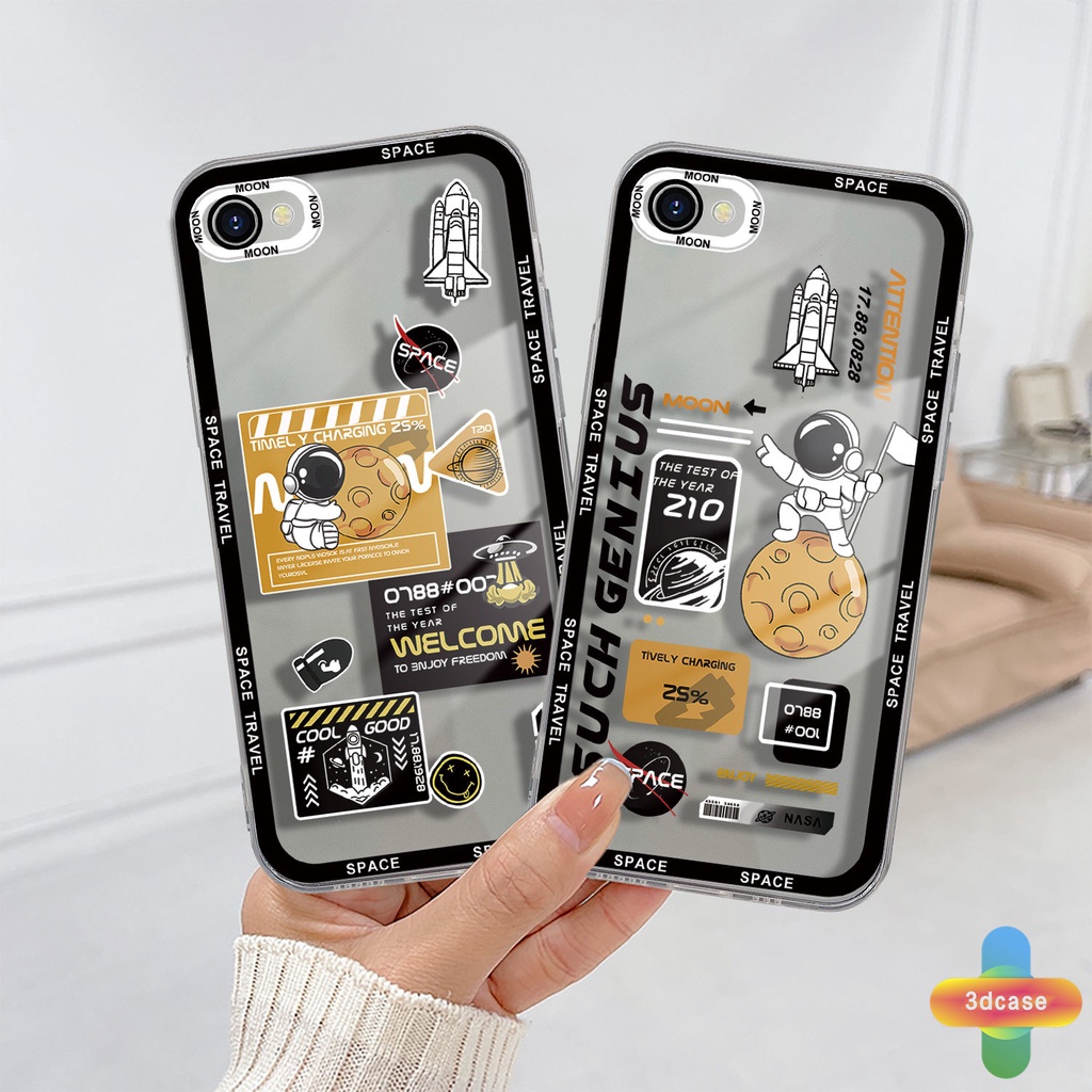 Soft TPU Case Samsung A13 A23 A32 A52 A12 A03 A51 A03S A10S A50 A20S J7 Prime A02S A20 A50S A10 A30S A52S A30 M12 M01S A125 F12 M10S M40S A515F A207F M02S A025 F02S 11 12 13  7 8 6 Plus Crack Space Travelling Transparent Case