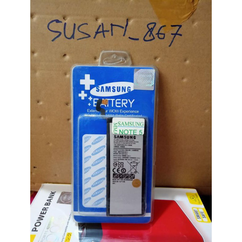 Baterai Samsung Note 5 Original SEIN Batre Battery Note5 segel fc